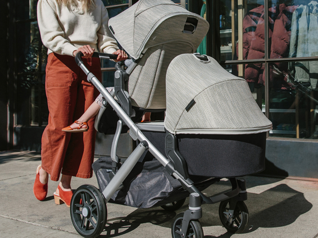 uppababy stroller with standing board